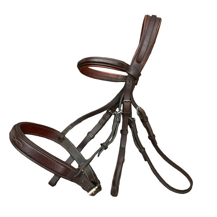 Devoucoux Small Padded Hunter Bridle Brown Used