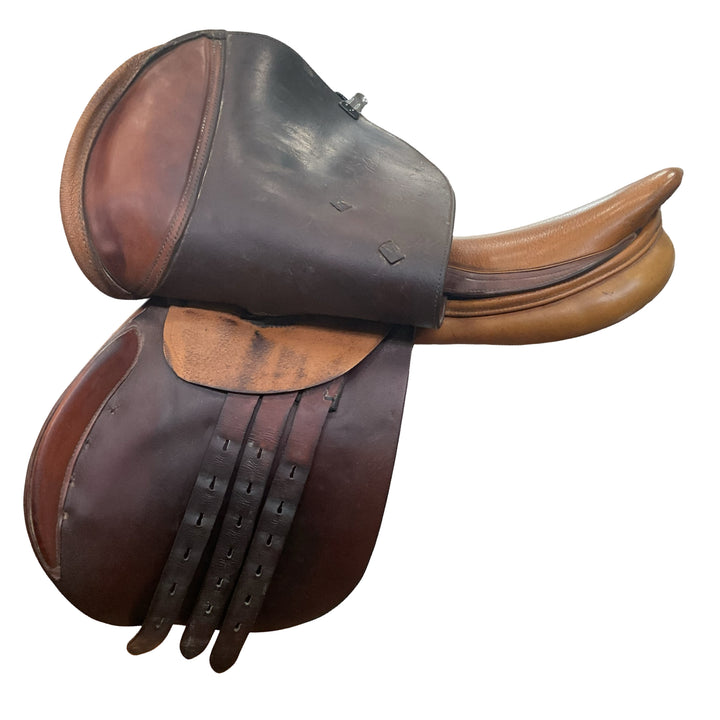 16.5" Pessoa Med/Narrow Used Hunter/Jumper Saddle