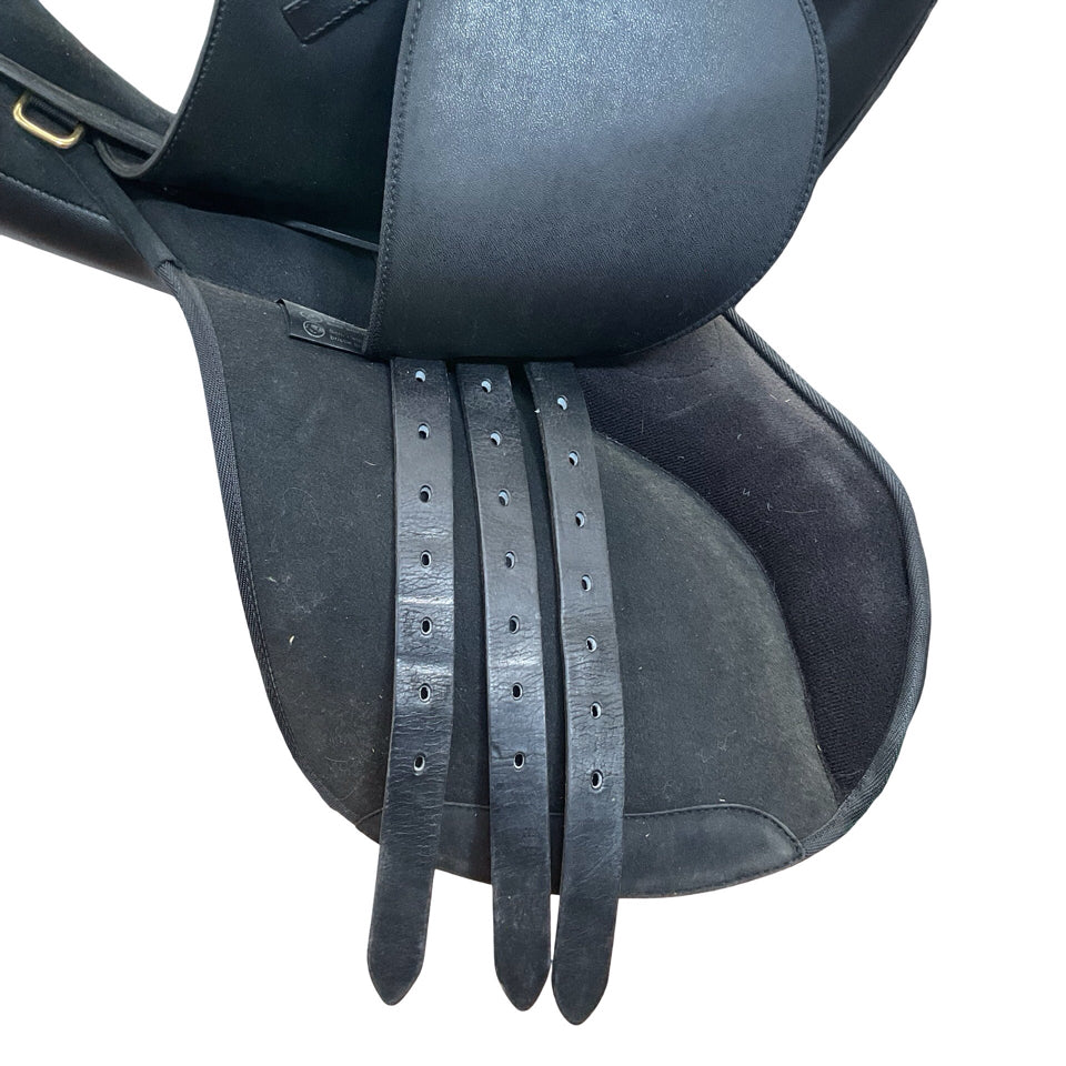 16.5" Wintec 2000 Adjustable Used All Purpose Saddle with Irons and Webbers