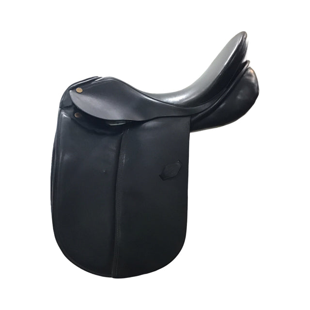 17" HDR Wide Tree Used Dressage Saddle - C