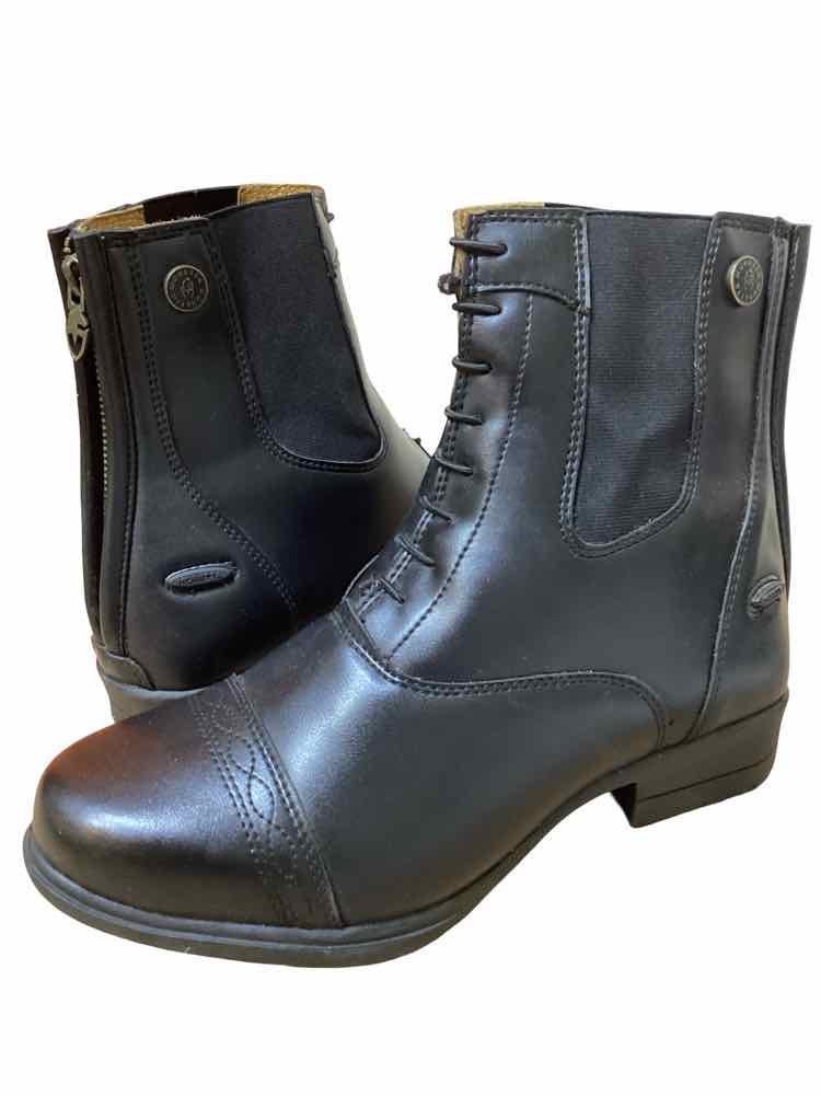 SHIRES 8 Raffaele Lace/Back Zip Paddock Boots NEW B