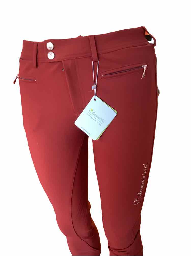 Samshield new ladies size 26  schooling breech persian red B