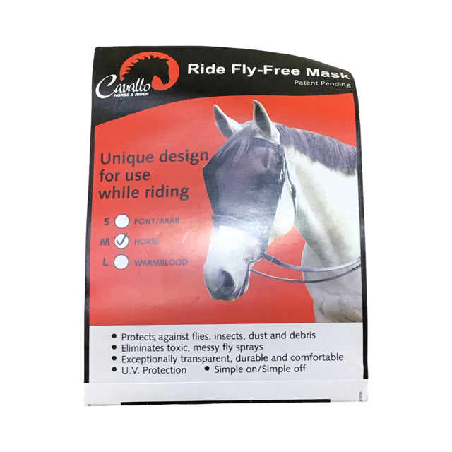Cavallo Ride Fly-Free Horse Mask New