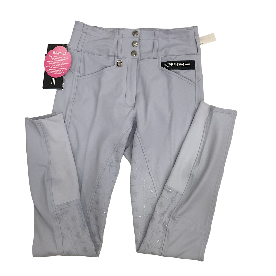 Romfh Women's 26 Isabella Full Seat Schooling Breech Mist Grey New