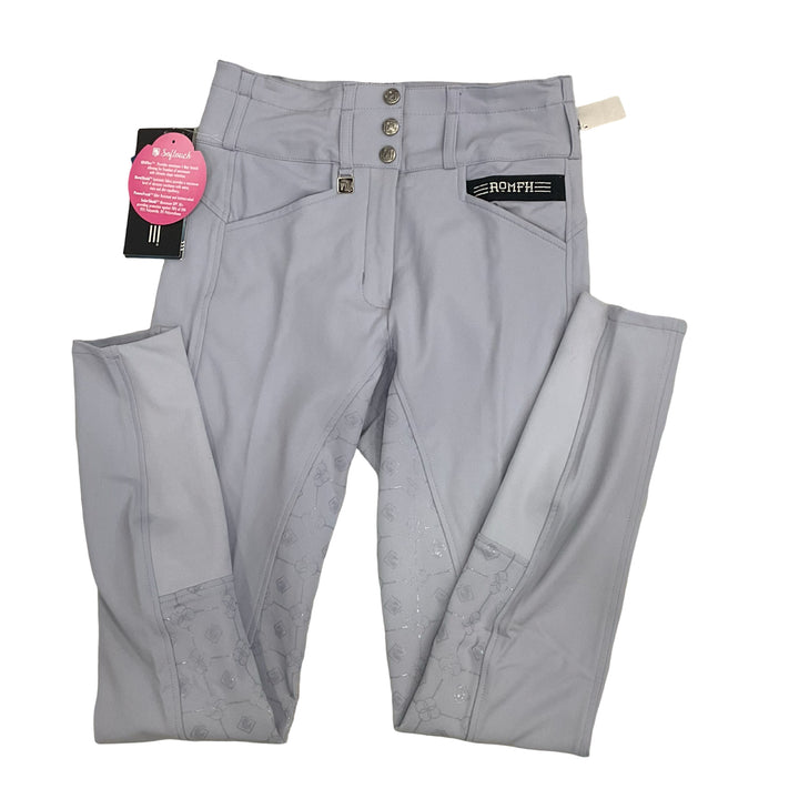 Romfh Women's 26 Isabella Full Seat Schooling Breech Mist Grey New