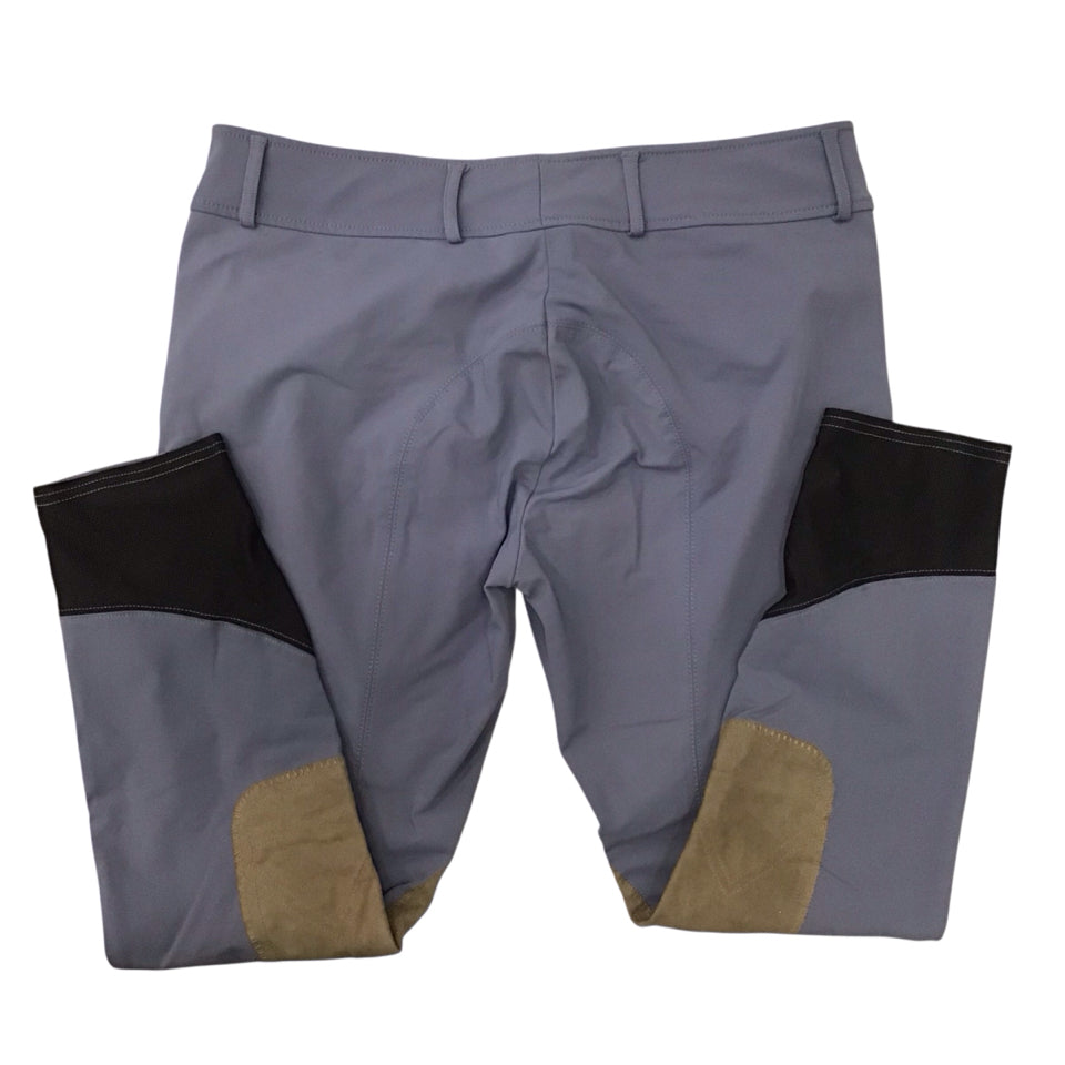 RJ Classics Women's 32 Grey Label Gulf Front Zip Breech Blue Graphite Used - H