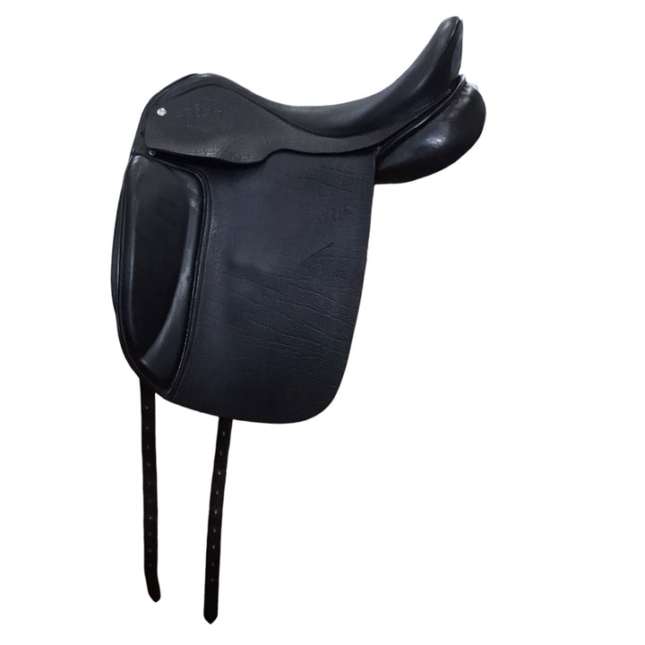 18.5" Custom Saddlery Steffen's Advantage Wide Used Dressage Saddle - H