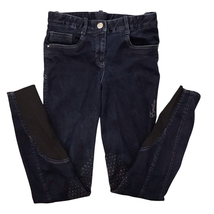 Equiline Women's IT 40 Ridetex Denim Knee Patch Schooling Breech - H