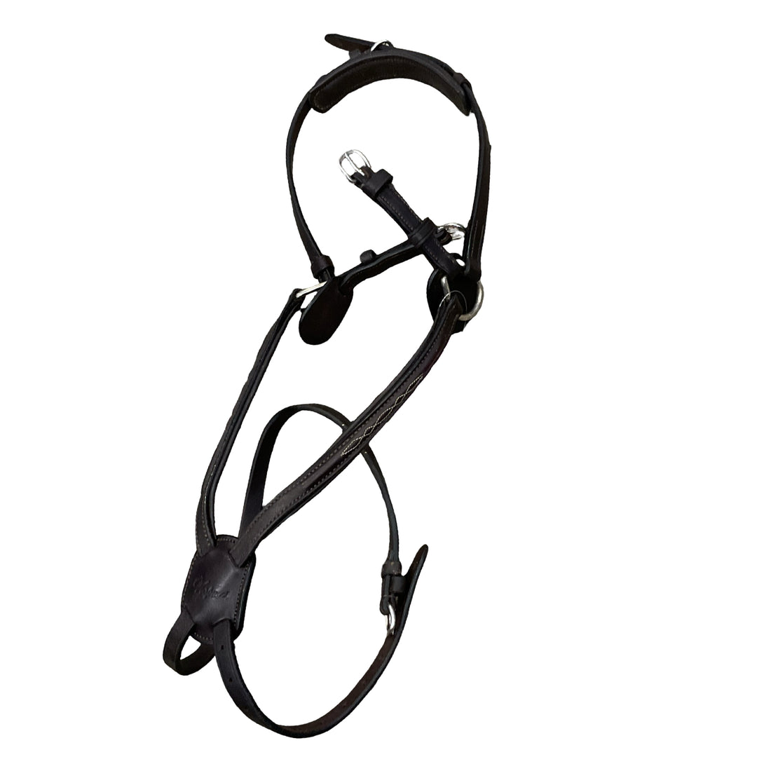 Vespucci Horse Raised Fancy Stitched Figure 8 Noseband Brown Used - H