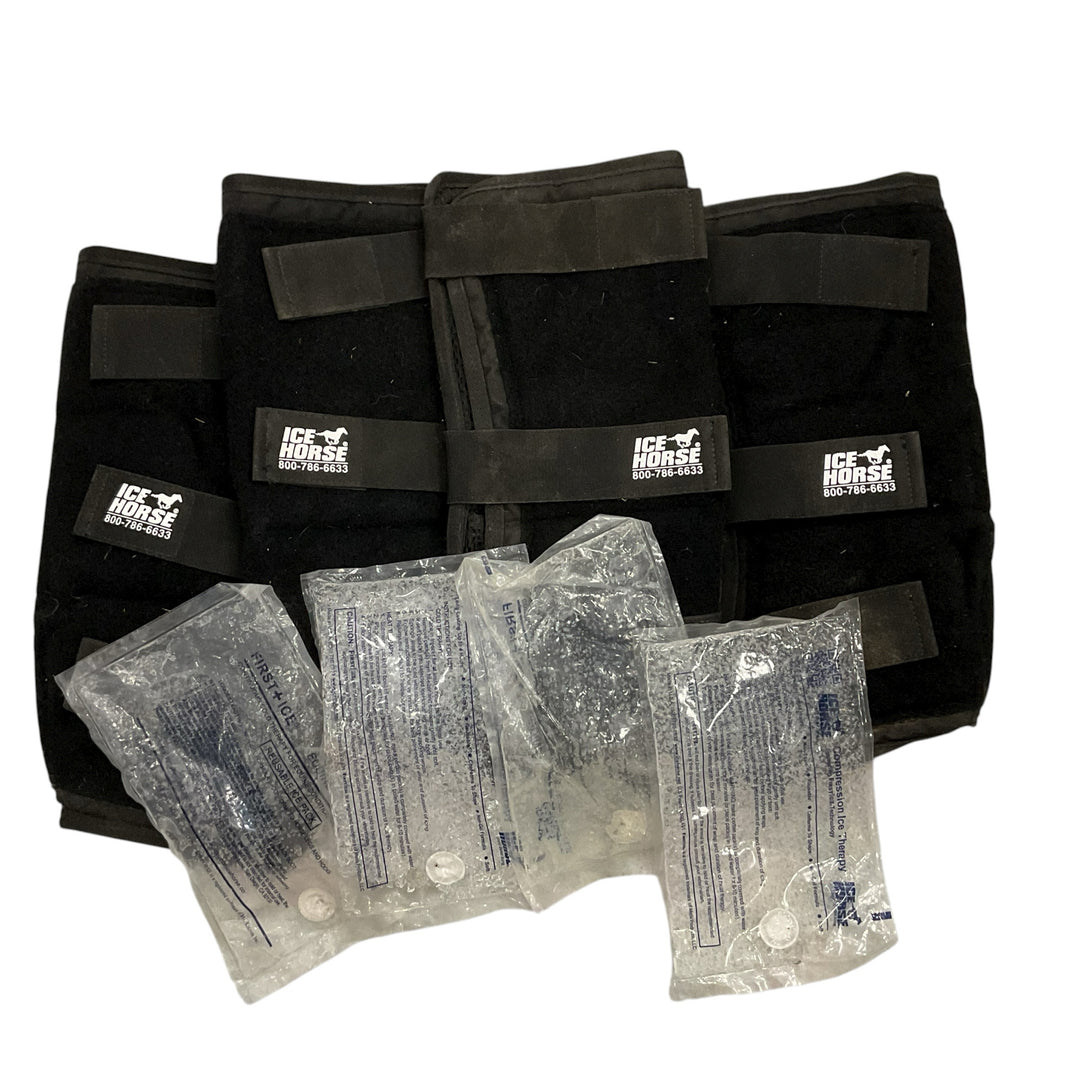 Ice Horse Black Ice Boots (4) Used - H