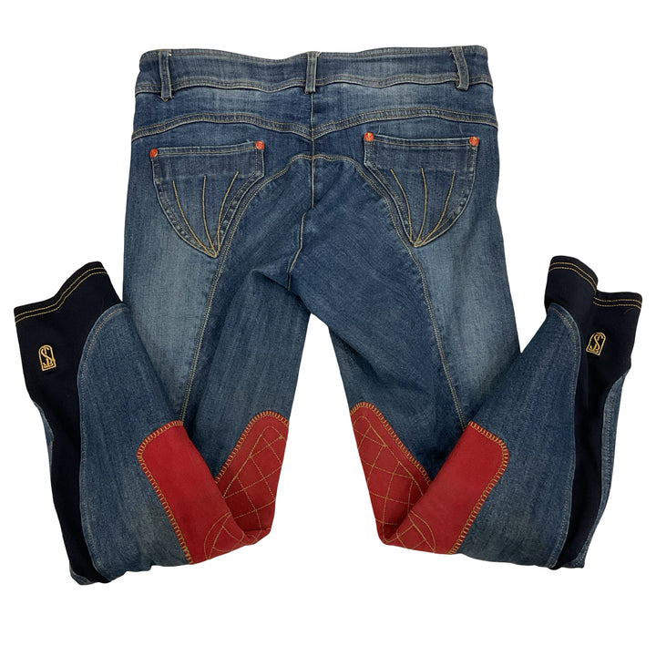 Tredstep Women's 26 Knee Patch Denim Schooling Breech Used