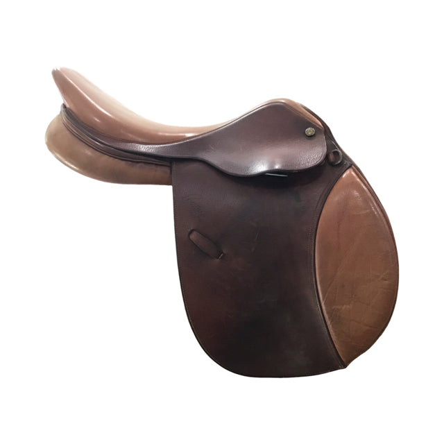 17" Pessoa Rodrigo Medium Tree Used Close Contact Saddle - C