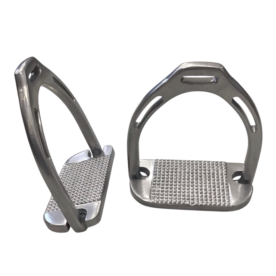 4.5" Aluminum Wide Base Stirrups New - H