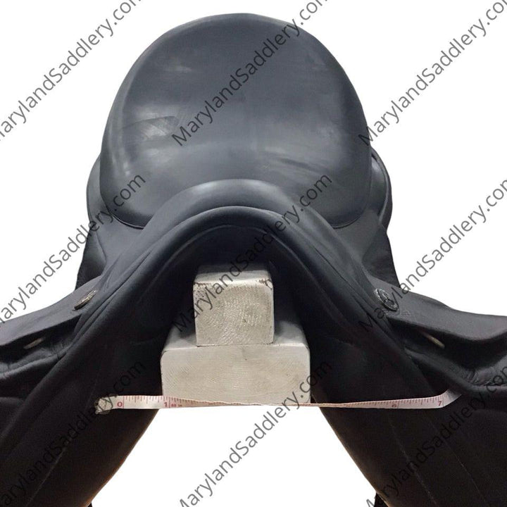 17.5" Hulsebos WB4 Medium/Wide Used Dressage Saddle - H