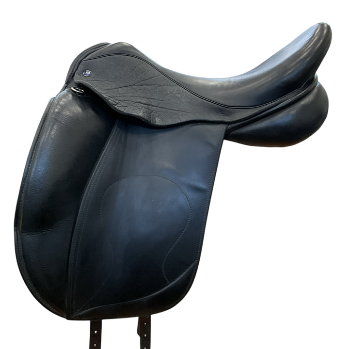 18" Hulsebos WB4 Med/Wide Used Dressage Saddle - H