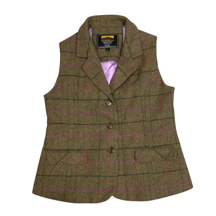 Cadoween Clothing Company Women's Large Tweed Vest Used - H