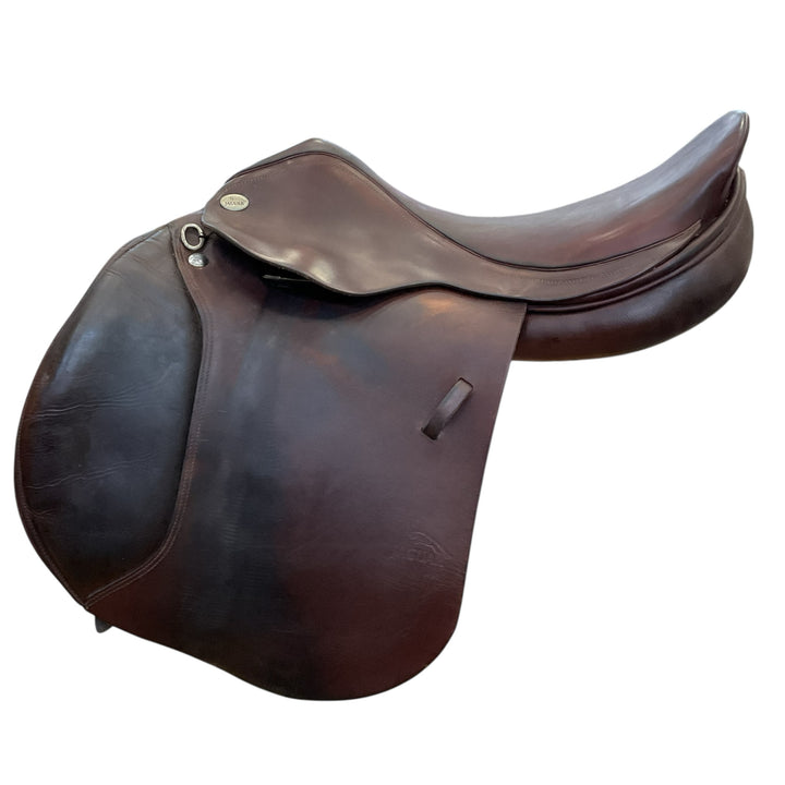 17.5" Harry Dabbs Jaguar Wide Used Hunter/Jumper Saddle - H