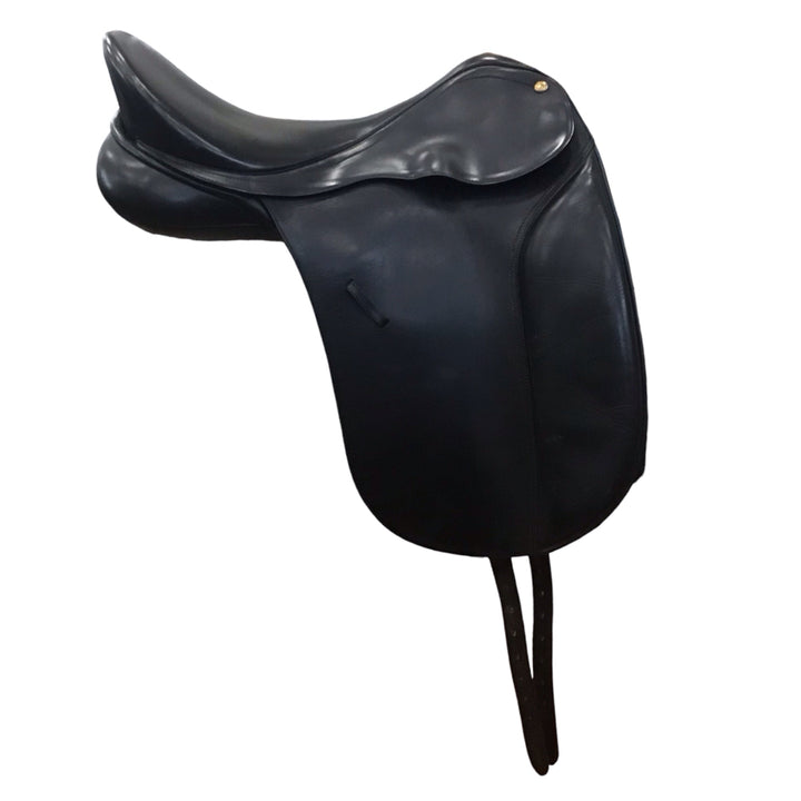 18" Bates Caprilli Adjustable Used Dressage Saddle - H