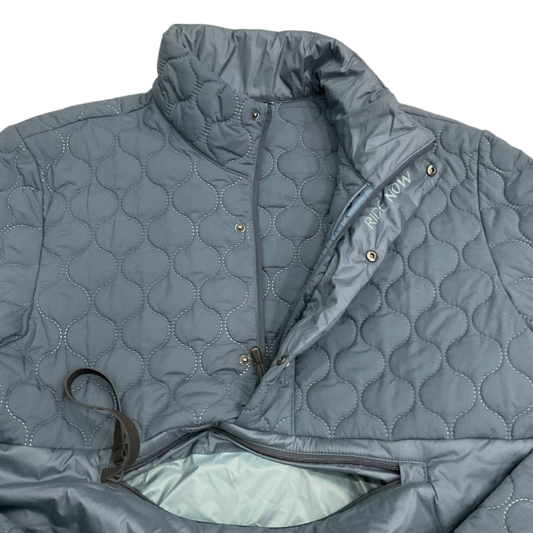 Horse Pilot Women's XL Pull Over Quilted Down Jacket Blue Used - H