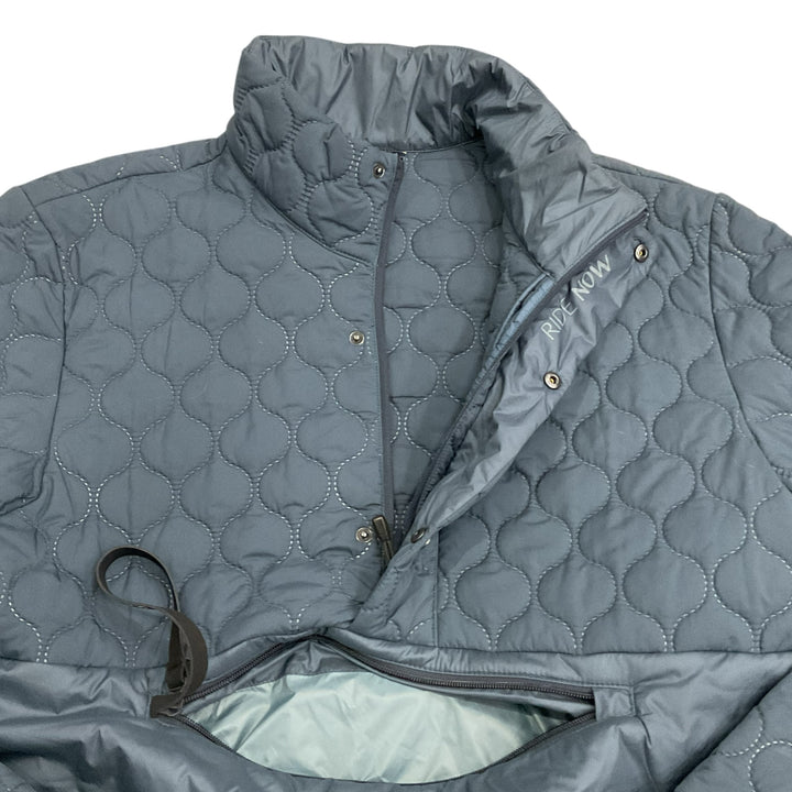 Horse Pilot Women's XL Pull Over Quilted Down Jacket Blue Used - H