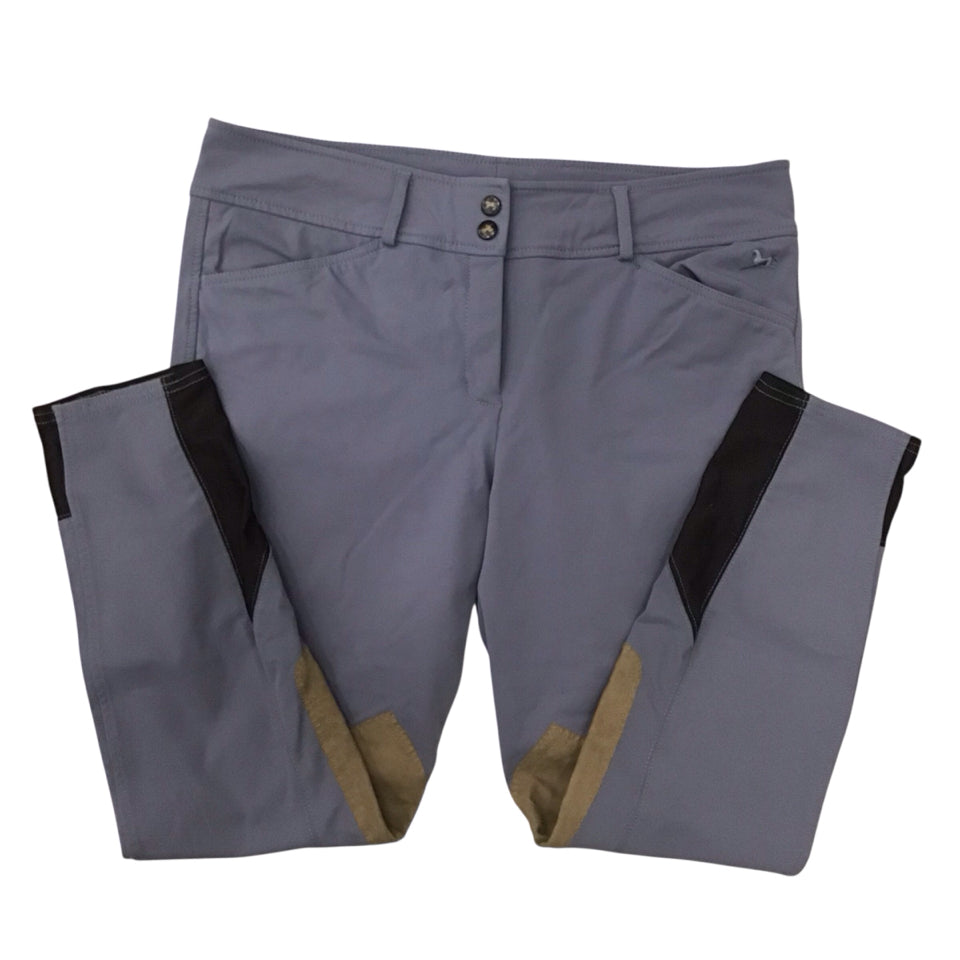 RJ Classics Women's 32 Grey Label Gulf Front Zip Breech Blue Graphite Used - H