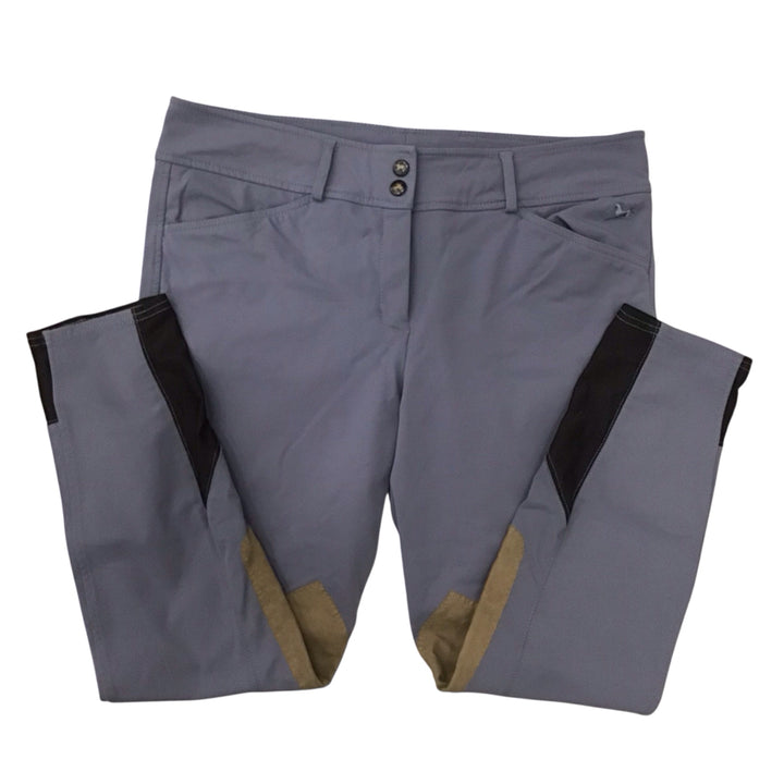 RJ Classics Women's 32 Grey Label Gulf Front Zip Breech Blue Graphite Used - H
