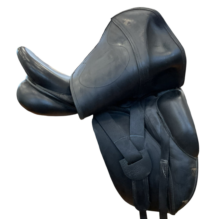 18" Hulsebos WB4 Med/Wide Used Dressage Saddle - H