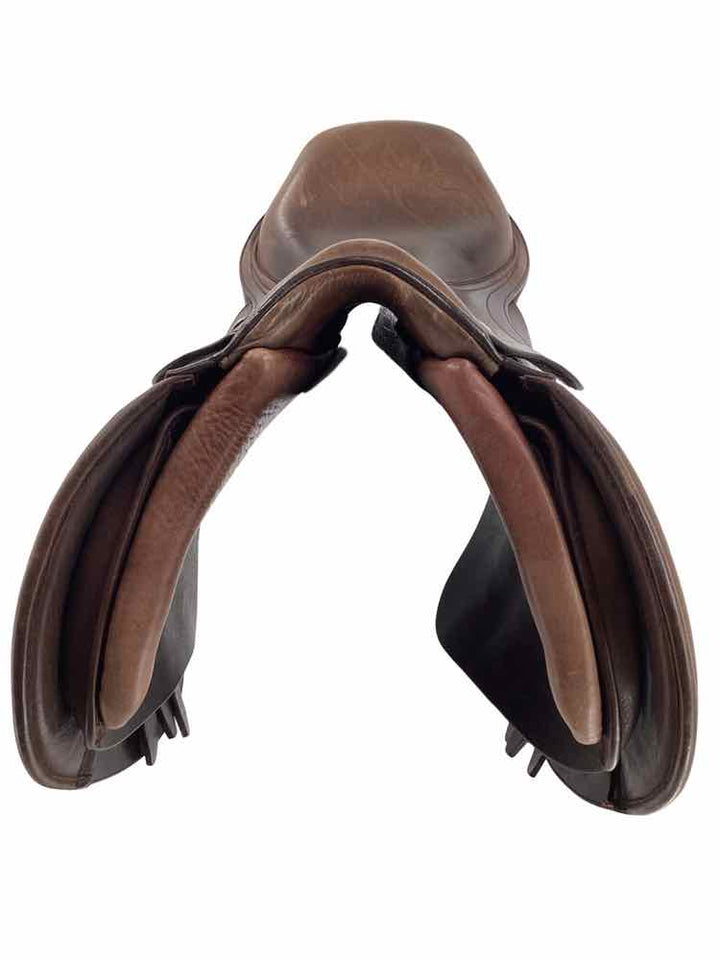 17" Pessoa Gex X XCH used close contact saddle had cover and purple tree B