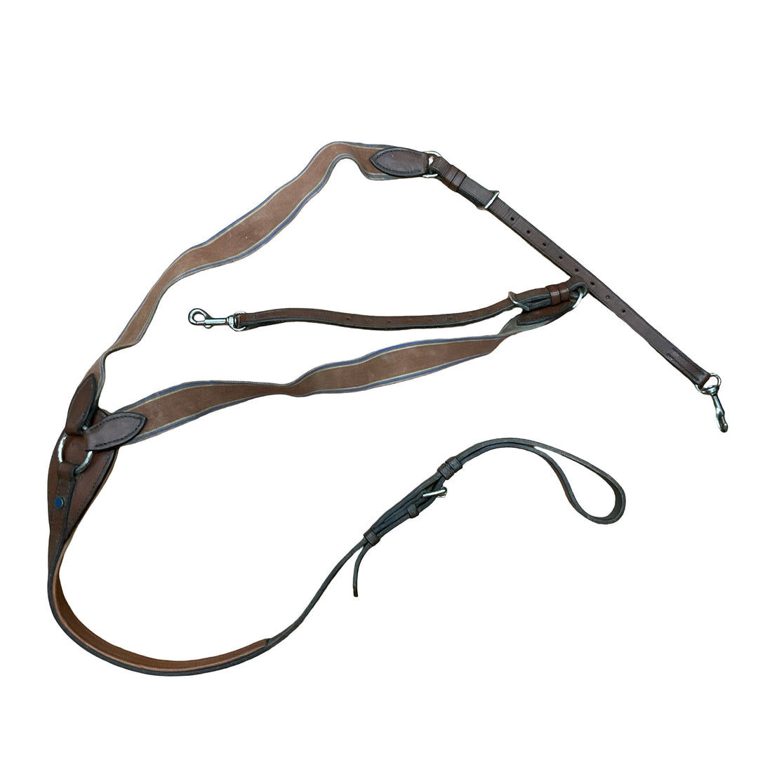 Stubben Full Breastplate w/ Elastic Light Brown Used