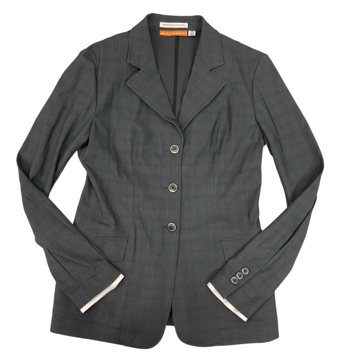 RJ Classics Women's 6R Monterey Show Coat Grey Plaid Like New - H