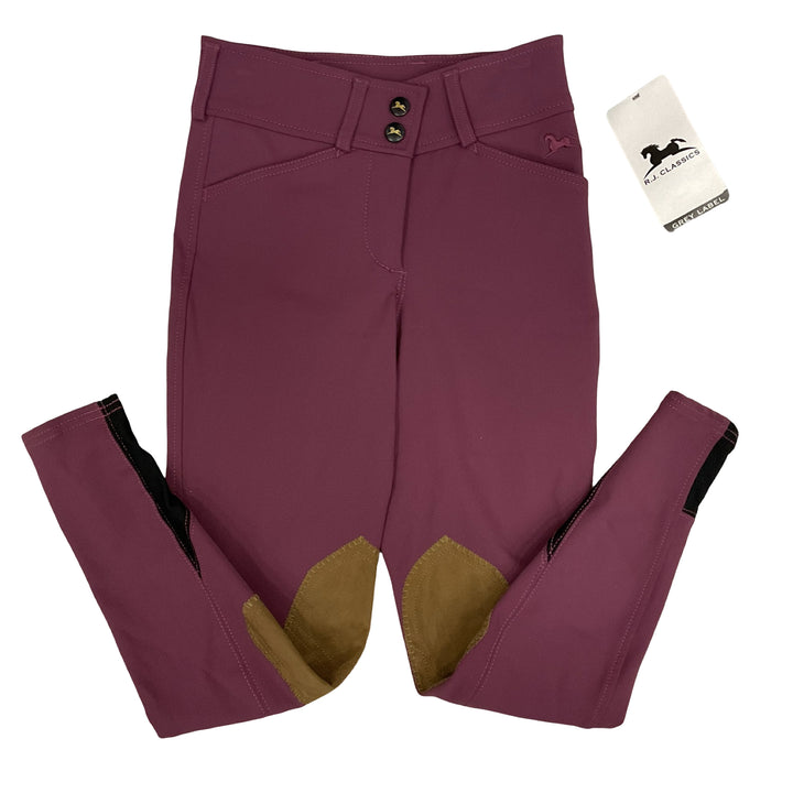 RJ Classics Child 8 Avery Knee Patch Seasonal Breech Mixed Berry New - H