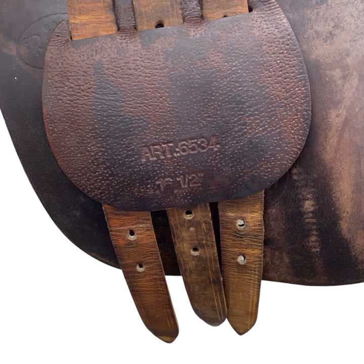 16.5" Collegiate Art Narrow Used All Purpose Saddle - H