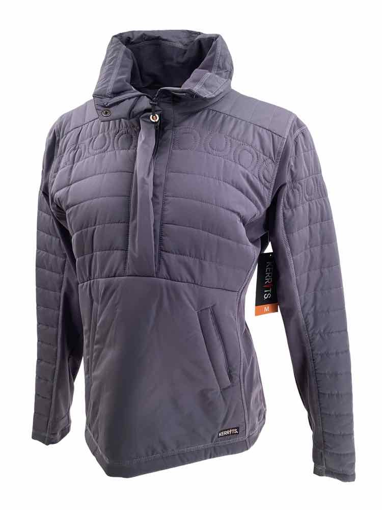 Kerrits new ladies plum M quilted pullover jacket B