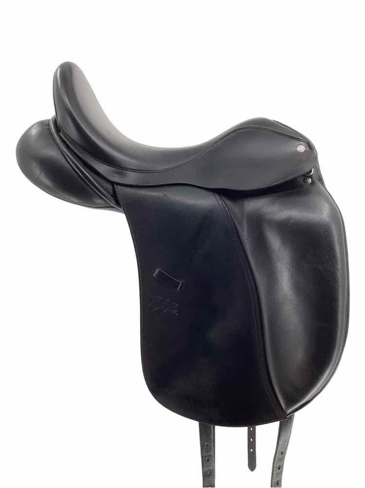 17" Custom Saddlery used dressage saddle B