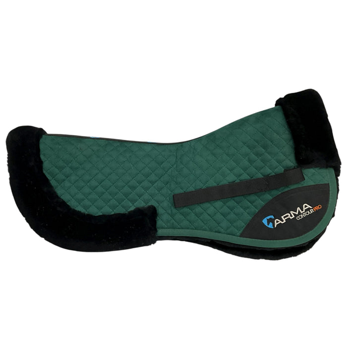 Shires Arma 17"-18" Half Pad Green/Black Used- H