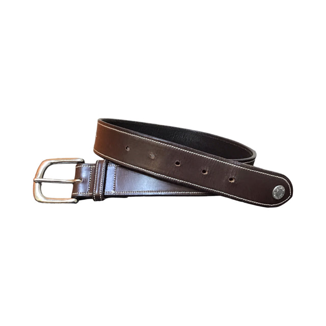 DOVER 26" Fancy Stitched Leather Belt USED B