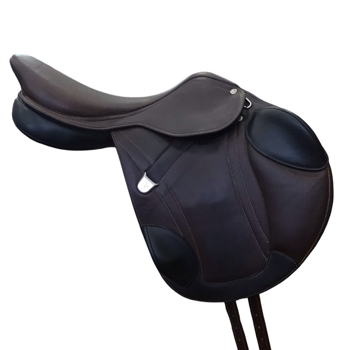 17.5" Bates Advanta Luxe Adjustable Used Hunter/Jumper Saddle - H