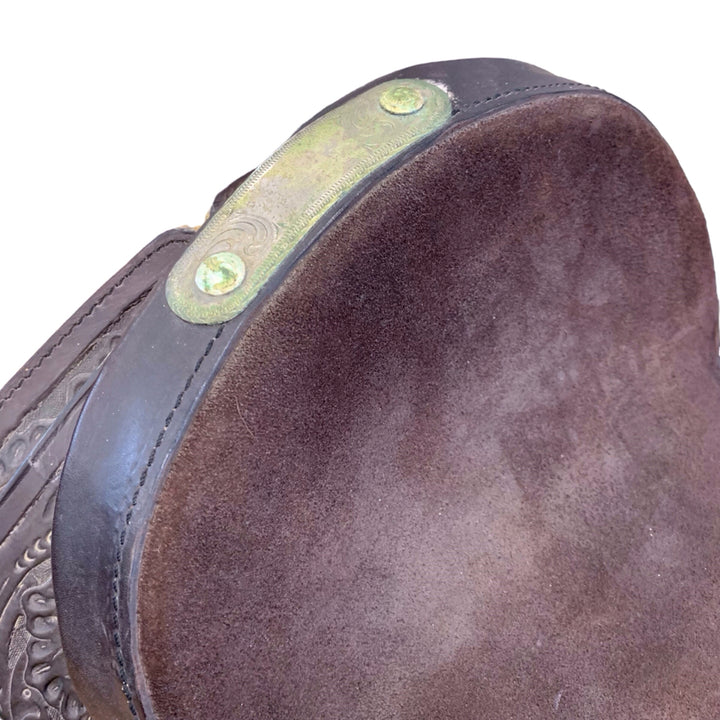 14" Big Horn 915 Full QH Bars Used Childs Western Pleasure Saddle - H