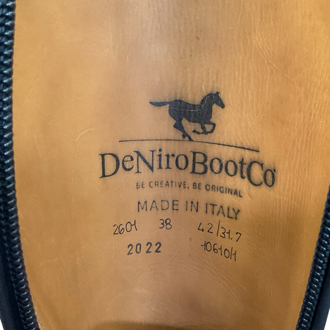 DeNiro Custom Dress Boot 37.5 Fits Like 38 XXSlim Black Used