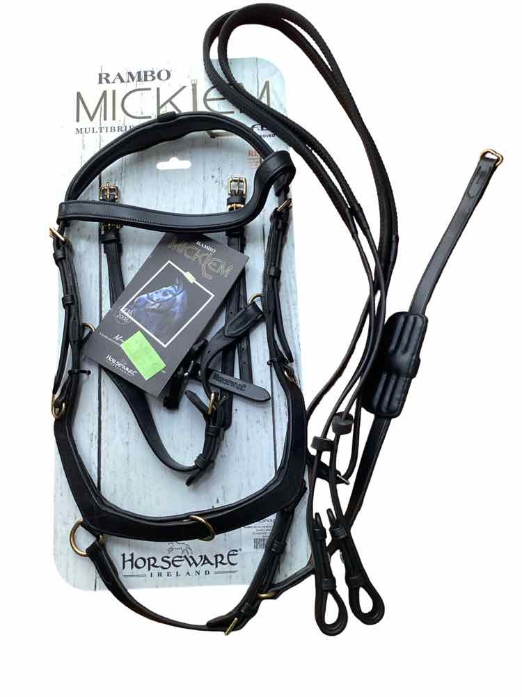 Rambo new small horse brown bridle B