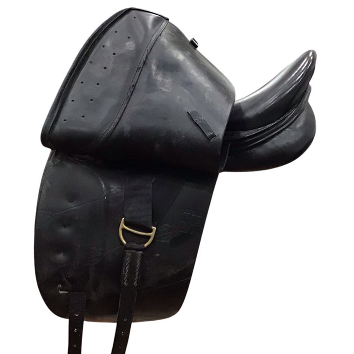 15.75" HDR Wide Used Childs Dressage Saddle - H