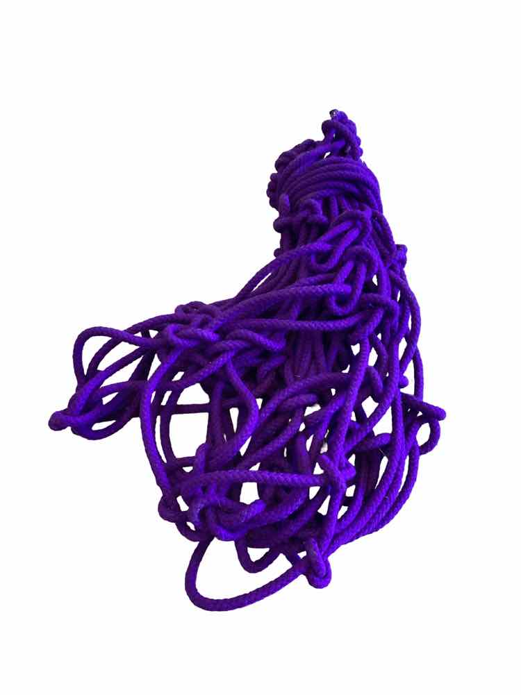Purple Cotton Hay Net USED B