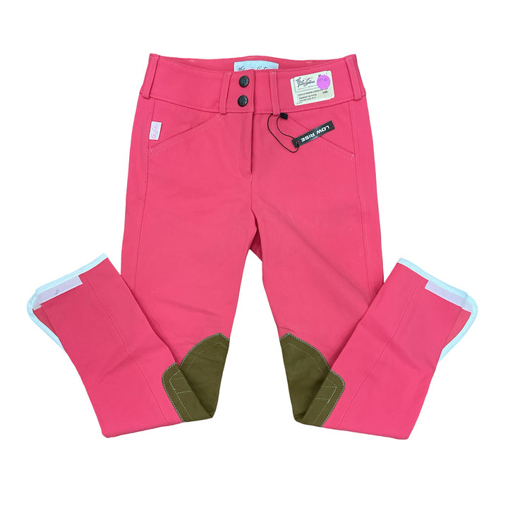 Tailored Sportsman Child 10 Knee Patch Schooling Breech Pink New