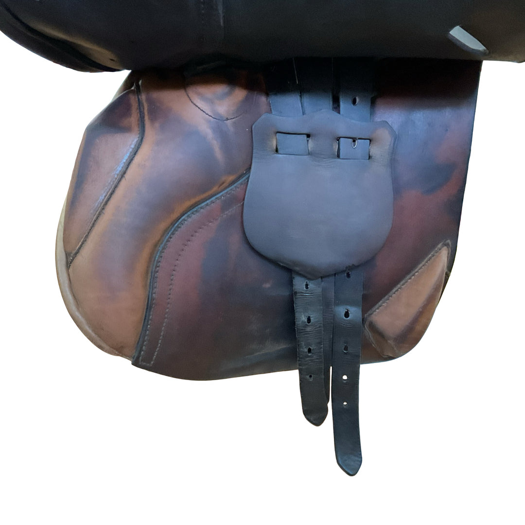 17" Hulsebos Semi-Custom Wide Used Hunter/Jumper Saddle