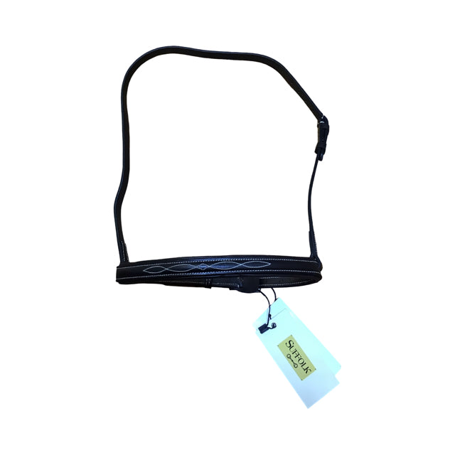 SUFFOLK Fancy Stitched Hunter Noseband NEW B