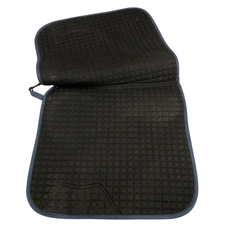 LeMieux Navy Large Dressage Saddle Pad Used - H