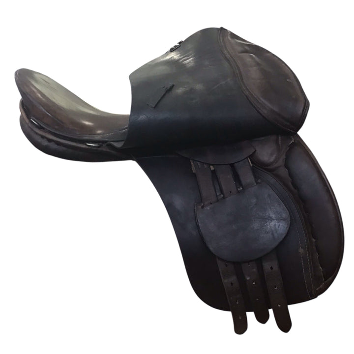 16.5" County Med/Wide Used All Purpose Saddle - H