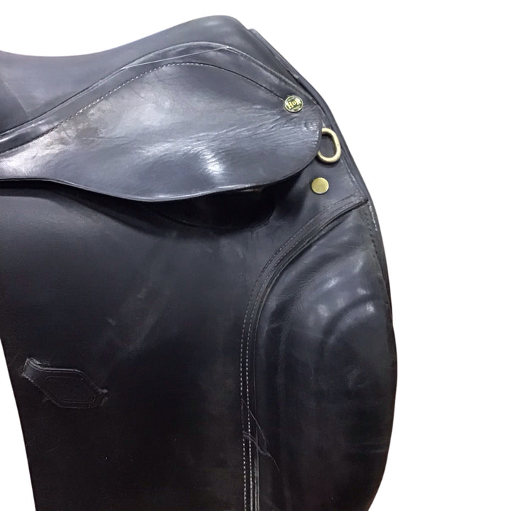 15.75" HDR Wide Used Childs Dressage Saddle - H