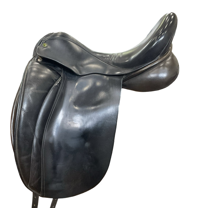 17.5" Hulsebos Dress CC Wide Used Dressage Saddle
