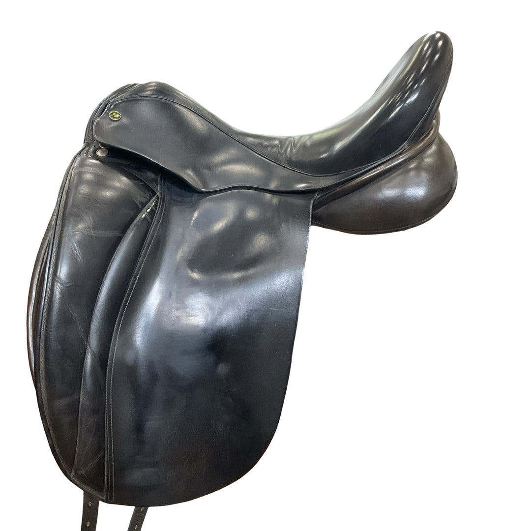17.5" Hulsebos Dress CC Wide Used Dressage Saddle